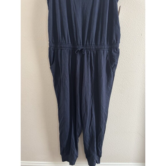 Amazon Essentials Women's Studio Terry Fleece Jumpsuit plus size 3x blue navy - Picture 10 of 16